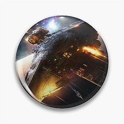 Battlestar Galactica Artwork by Pitasso Pin