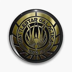 Battlestar Galactica Metal Pin