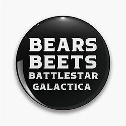 Bears Beets Battlestar Galactica Shirt - The Office Shirt - Jim Halpert  - Dwight Schrute - Funny Dwight Schrute Office Swee Pin