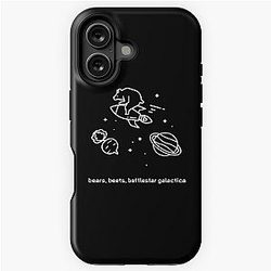 Bears, beets, Battlestar Galactica iPhone Tough Case