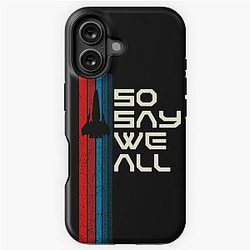 Retro Viper So Say We All Battlestar Galactica iPhone Tough Case
