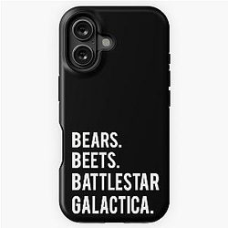 Bears Beets Battlestar Galactica iPhone Tough Case
