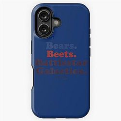 Bears, Beets, Battlestar Galactica iPhone Tough Case