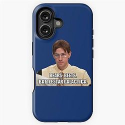Bears Beets Battlestar Galactica The Office iPhone Tough Case