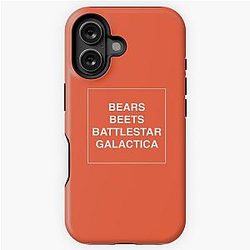 Bears, Beets, Battlestar Galactica iPhone Case