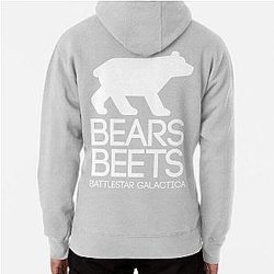 Bears. Beets. Battlestar Galactica Pullover Hoodie