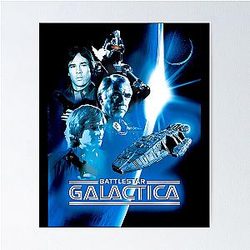 Battlestar Galactica Blue Classic Poster