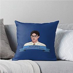 Bears. Beets. Battlestar Galactica Throw Pillow