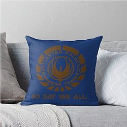 Battlestar Galactica Throw Pillow