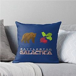 Bears, Battlestar Galactica Throw Pillow