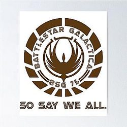 Battlestar Galactica Seal Poster