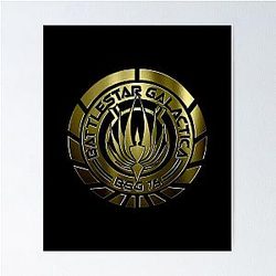 Battlestar Galactica Metal Poster