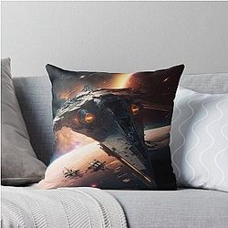 Battlestar Galactica Artwork by Pitasso Throw Pillow