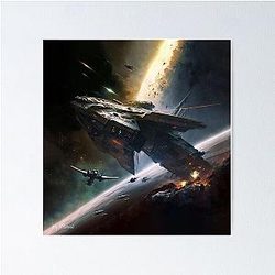 Battlestar Galactica Artwork - by Pitasso Poster