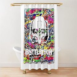 Sticker Battletech Rideau de douche de bombe