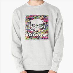 Battletech Sticker Bomb Patch pullover Sweatshirt