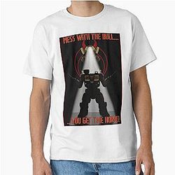 Affiche des Forces de défense tauriennes Battletech Mess avec le taureau T-shirt classique
