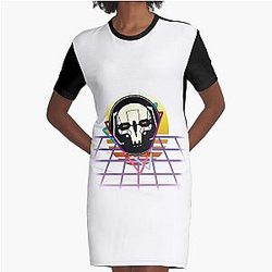 Battletech Vaporwave T-Shirts Graphique Robe