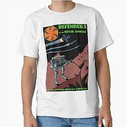 Battletech Alliance Militaire Corps défenseur de la sphère extérieure t-shirt classique