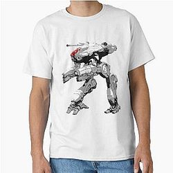 La guerre entre les moyens militaires au 31ème siècle jeu Battletech Marauder Retro T-shirt classique