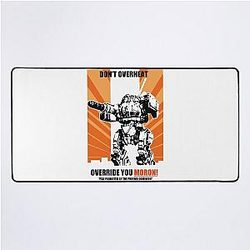 La guerre entre militaire et urbainmech Au 31ème siècle Battletech Jeu Ne surchauffez pas Retro Desk Mat