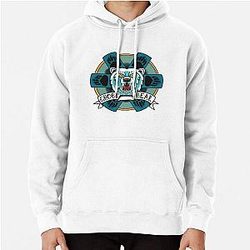BattleTech Ghost Bear American Traditional Tattoo Hoodie