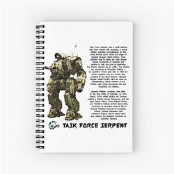 Bataille de la Force opérationnelle Serpent Spiral Notebook