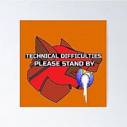 Affiche des difficultés techniques Battletech