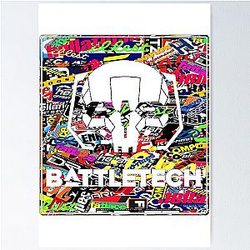 Affiche Battletech Stickerbomb
