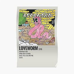 loveworm beabadoobee ep Poster RB1007