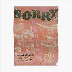 Beabadoobee Sorry poster poster  Poster RB1007