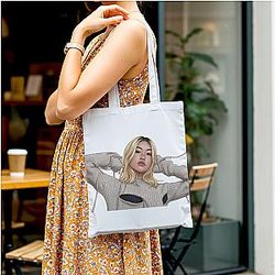 Beabadoobee Wear Her Heart On Her Sleeve Beabadoobee Drawstring Bag