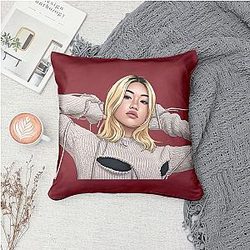 Beabadoobee Wear Her Heart On Her Sleeve Beabadoobee Throw Pillow