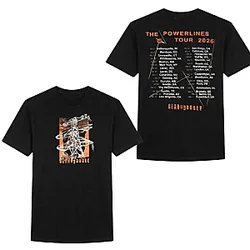 The Powerlines Tour 2026 Pylon Concert Dates DK1310 Beabadoobee T-Shirt