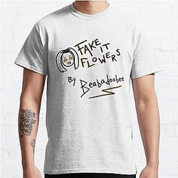 Fake It Flowers Beabadoobee sketch  Classic T-Shirt RB1007