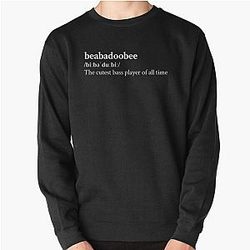 Beabadoobee Aesthetic Cute Quote Lyrics Black Pullover Sweatshirt RB1007