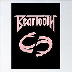 Beartooth Pink Logo Poster RB0211