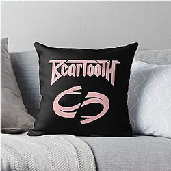 Beartooth Pink Logo Throw Pillow RB0211