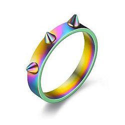 Self Defense Ring – Anti-wolf Ring Durable Titanium Steel Exquisite Self-defense Tool