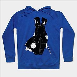 Itachi Hoodies – Cool Itachi &amp; Sasuke Printed Cotton Pullover Hoodie