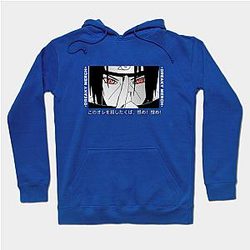 Itachi Hoodies – Cool Uchica Anime Art Print Pullover Hoodie