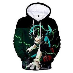 My Hero Academia Hoodies -  One For All  Licensed Izuku Pullover Hoodie
