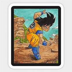 7 Dragon Ball Goku Sticker