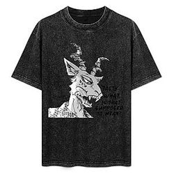 Retro Design PTTT1906 Washed  Beastars T-Shirts