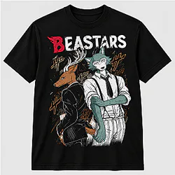 Beastars Legoshi and Louis Duo Graphic T-Shirt NTT1410 Beastars T-Shirts
