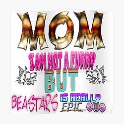 Beastars Posters - Mom, I'm not a furry but Beastars is really epic Poster RB2508