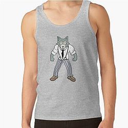Beastars Tank Tops - Legoshi lookin dumb Tank Top RB2508