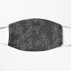 Beastars Face Masks - Melon Leaves (Inverted) - Beastars Inspired Flat Mask RB2508