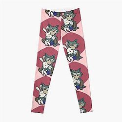 Beastars Leggings - Beastars Legoshi and Haru Chibi #2 Leggings RB2508