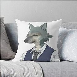 Beastars Pillows - Legosi Doge Beastars Throw Pillow RB2508